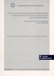 Cover von UVP-Integrierte immissionsklimatische Untersuchung für einen geplanten Deponiestandort
