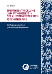 Cover von Empathieentwicklung und Pathogenese in der klientenzentrierten Psychotherapie