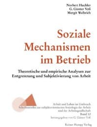 Cover von Soziale Mechanismen im Betrieb