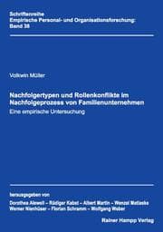 Cover von Nachfolgertypen und Rollenkonflikte im Nachfolgeprozess von Familienunternehmen