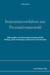 Cover von Internettestverfahren zur Personalauswahl