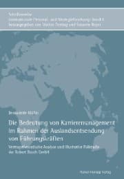 Cover von Die Bedeutung von Karrieremanagement im Rahmen der Auslandsentsendung von Führungskräften
