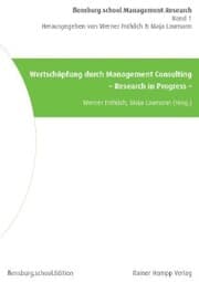 Cover von Wertschöpfung durch Management Consulting