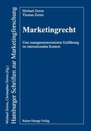 Cover von Marketingrecht