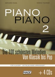 Cover von Piano Piano 2 mittelschwer + 4 CDs