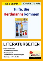Cover von Hilfe die Herdmanns kommen - Literaturseiten