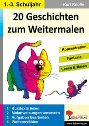 Cover von 20 Geschichten zum Weitermalen - Band 1 / 1.-3. Schuljahr