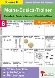 Cover von Mathe-Basics-Trainer / Klasse 6