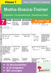 Cover von Mathe-Basics-Trainer Klasse 7
