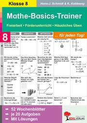 Cover von Mathe-Basics-Trainer Klasse 8