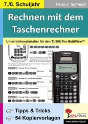 Cover von Rechnen mit dem Taschenrechner - 7./8.Schuljahr