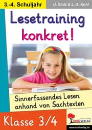 Cover von Lesetraining konkret! / Klasse 3-4