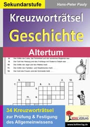 Cover von Kreuzworträtsel Geschichte - Altertum