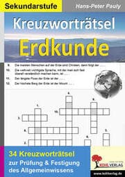 Cover von Kreuzworträtsel Erdkunde