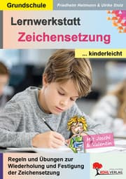 Cover von Lernwerkstatt Zeichensetzung kinderleicht / Grundschule