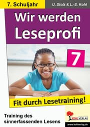 Cover von Wir werden Leseprofi / Klasse 7