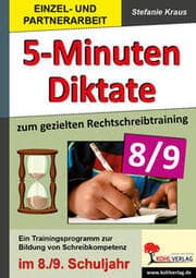 Cover von 5-Minuten-Diktate / Klasse 8-9