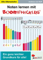 Cover von Noten lernen mit Boomwhackers