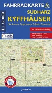 Cover von Fahrradkarte Südharz, Kyffhäuser