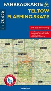 Cover von Fahrradkarte Teltow, Flaeming-Skate
