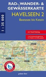 Cover von Rad-, Wander- und Gewässerkarte Havelseen 2