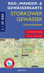 Cover von Rad-, Wander- & Gewässerkarte Storkower Gewässer, Scharmützelsee