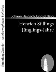 Cover von Henrich Stillings Jünglings-Jahre