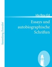 Cover von Essays und autobiographische Schriften