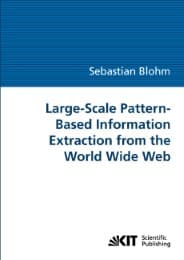 Cover von Large-Scale Pattern-Based Information Extraction from the World Wide Web