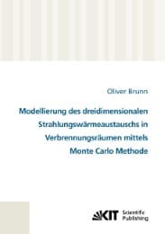 Cover von Modellierung des dreidimensionalen Strahlungswärmeaustauschs in Verbrennungsräumen mittels Monte Carlo Methode