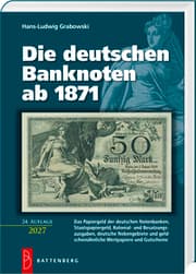 Cover von Die deutschen Banknoten ab 1871