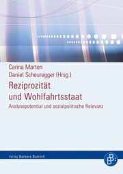 Cover von Reziprozität und Wohlfahrtsstaat