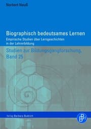 Cover von Biographisch bedeutsames Lernen