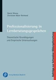 Cover von Professionalisierung in Lernberatungsgesprächen