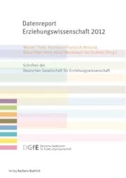 Cover von Datenreport Erziehungswissenschaft 2012