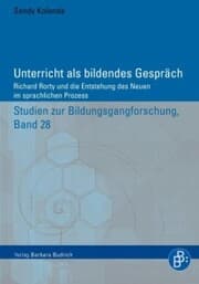 Cover von Unterricht als bildendes Gespräch