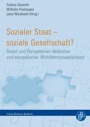 Cover von Sozialer Staat - soziale Gesellschaft?