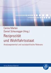 Cover von Reziprozität und Wohlfahrtsstaat