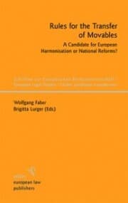 Cover von Rules for the Transfer of Movables