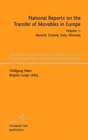 Cover von National Reports on the Transfer of Movables in Europe