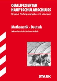 Cover von Qualifizierender Hauptschulabschluss, Original-Prüfungsaufgaben mit Lösungen, SCA, Sekundarschule