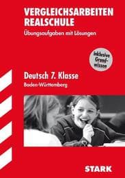 Cover von Vergleichsarbeiten Realschule, Übungsaufgaben mit Lösungen, BW, Rs