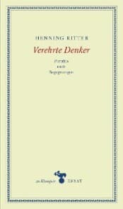 Cover von Verehrte Denker