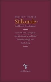 Cover von Stilkunde der kleinen Drucksachen