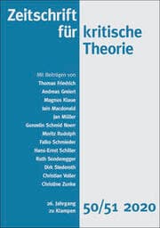 Cover von Zeitschrift für kritische Theorie / Zeitschrift für kritische Theorie, Heft 50/51 (2020)