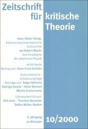 Cover von Zeitschrift für kritische Theorie / Zeitschrift für kritische Theorie, Heft 10
