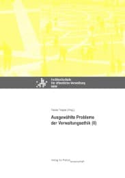 Cover von Ausgewählte Probleme der Verwaltungsethik II