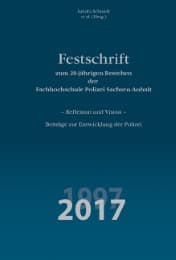 Cover von Festschrift zum 20-jährigen Bestehen der Fachhochschule Polizei Sachsen-Anhalt