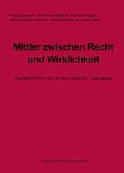 Cover von Mittler zwischen Recht und Wirklichkeit
