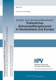 Cover von Studien zum Schusswaffeneinsatz